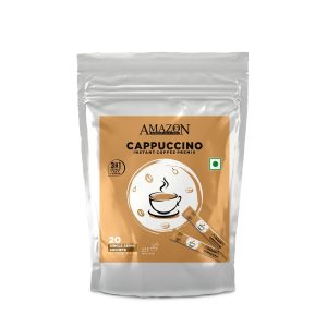 amazon cappuccino premix single serve 20 sachets pack 