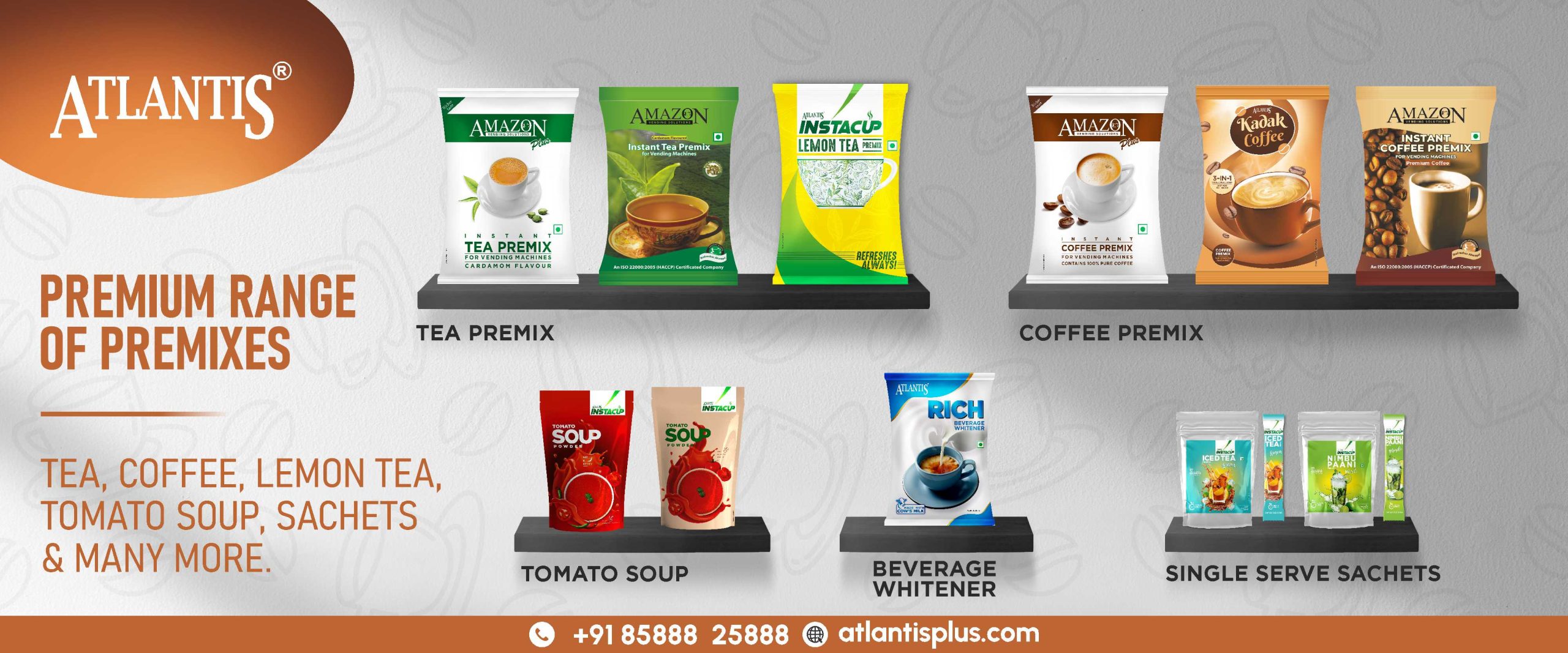 Rich Variety of Atlantis Premix Beverages ReadytoDrink