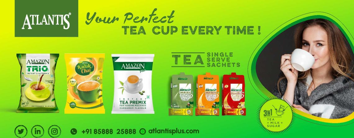 What are the flavours available of Premix Tea?