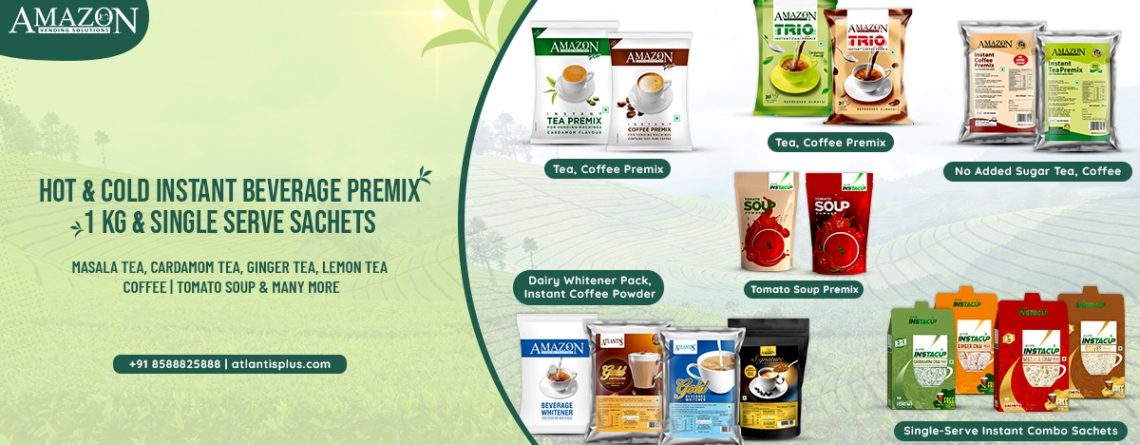 13 varieties with our Indian Hot-Cold Beverage Instant Premix Powder & Sachets Pack