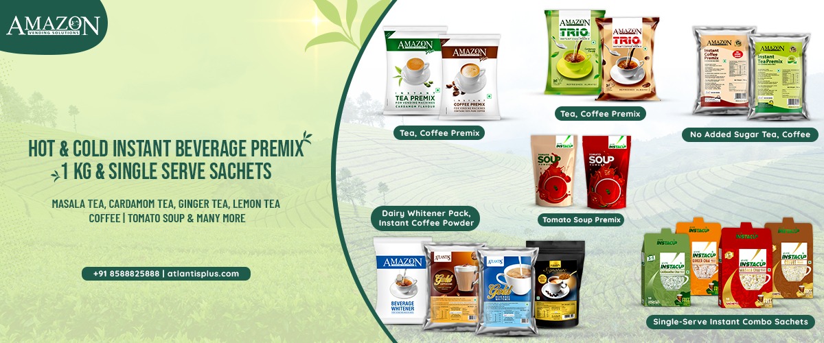 13 varieties with our Indian Hot-Cold Beverage Instant Premix Powder & Sachets Pack